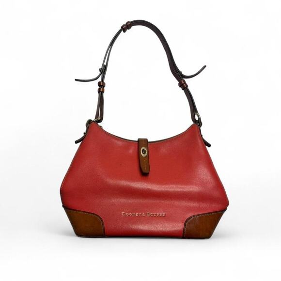 Dooney & Bourke Handbags - Dooney & Bourke Claremont red leather Hobo shoulder bag & Bourke &Bourke